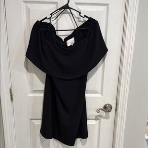 Elegant Black Off-Shoulder Dress